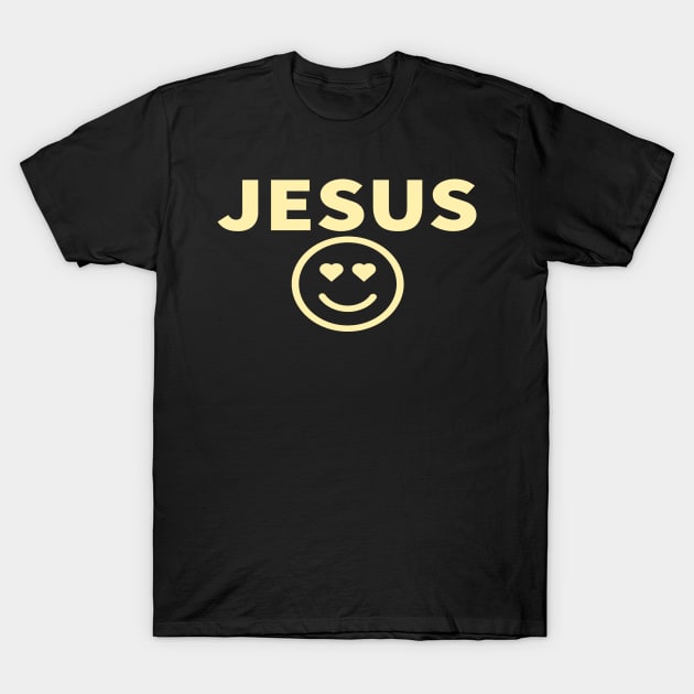 Jesus Name Above All Name Cool Inspirational Christian T-Shirt by Happy - Design